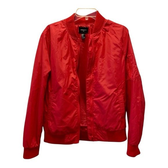 Forever 21 Jackets Red Mens Lightweight Size S - Picture 10 of 11